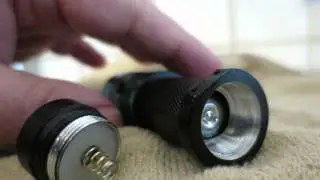 Mini CREE LED Flashlight WATERPROOF Test!