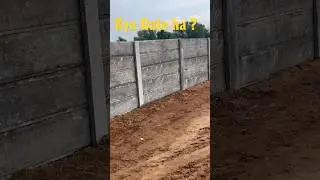 Precast Boundary Wall Material Estimation And Cost #manufacturing #concrete