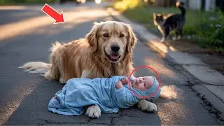 Dog Sits in the Road With a Baby in Its Mouth &mdash; What Happens Next Is Unbelievable!