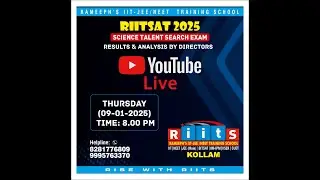RIITSAT 2025 | Results | RIITS KOLLAM