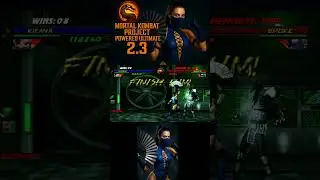 Mortal Kombat Project Powered Ultimate 2.3 Kitana kontra Smoke #subscribe_se