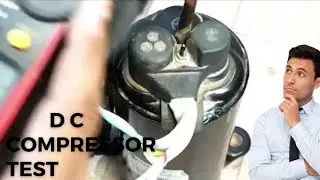 How to Test DC Air condition Compressor without card #dc compressor test