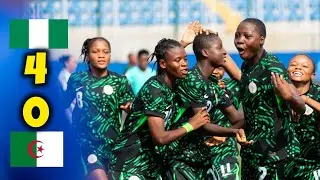 Nigeria Flamingos 4 VS 0 Algeria U17 - Goals & Highlight - 2025 FIFA U17 Women&rsquo;s World Cup Qualifier
