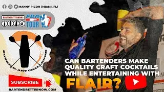 Cocktail Art Challenge: Manny Picon (Miami, FL) | Where Flair & Cocktails Mix