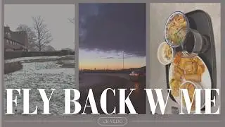 fly back w me! real life of an international student! flying alone with me | UK VLOG | jovia.