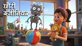 🎵 Chhoti Engineer | Hindi Kids Song | Learn & Build with Robot Friend 🤖✨