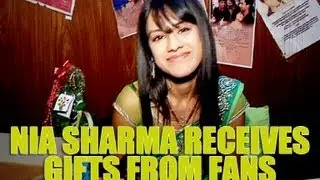 Nia Sharma Receives Gifts From Fans