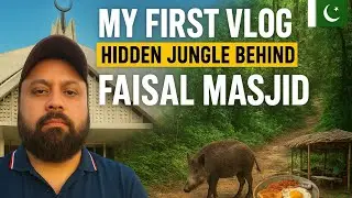 My First Vlog Exploring Faisal Masjid Islamabad | Hidden Jungle Dhabha, Monkeys Wild Boars Adventure