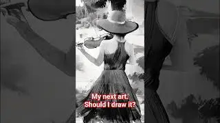 Art #Art#Hat#Violin#Girl#Dress#background#Song#Text#Title#gamersfirst#Frame#Youtubeshortclip#No bati