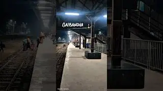 Gaibandha railway station night view  #documentary #gaibandha #foryou