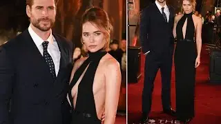 Liam Hemsworth hits the red carpet with his glam new fianc&eacute;e Gabriella Brooks as the 