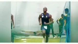 kagiso rabada slow motion bowling action