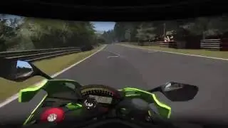 Ride 2 - Gameplay PS4 - Time Attack N&uuml;rburgring zx10r