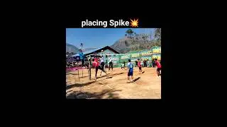 placing Spike💥#volleyball#spike