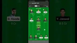 lsg vs rr dream 11 team only for head to head #ipl #cricket #video #rrvslkn