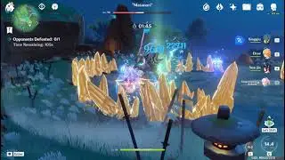 Royal Grimoire OHC Kokomi with Geo team vs Masanori