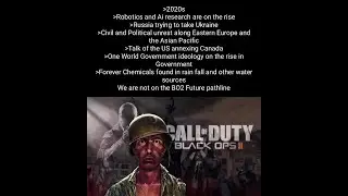 We are not on the Black Ops 2 future pathline...