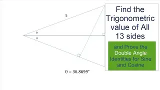 Trigonometric Value of All Sides and Double Angle Formulas