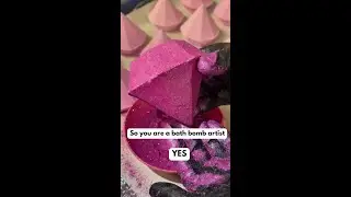 Watch This Artist Making A 100ct Diamond Bath Bomb