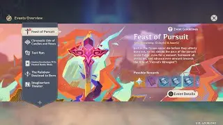 Genshin Impact - Feast of Pursuit Event - Day 6 (no food buffs)