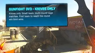 MODERN WARFARE NEW 3V3 KNIVES ONLY GAMEMODE!(IT&rsquo;S INSANE!) | No commentary