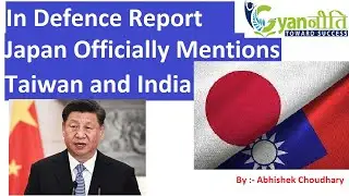Officially Lists Taiwan and India in Defence Report by Japan