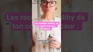 Les recettes healthy de ton coach minceur sont bullshit. #maigrirsansregime #surpoids