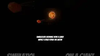 Simulation Showing How A Giant Impact Could Form The Moon