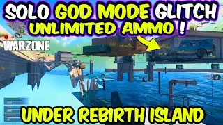 WARZONE GLITCH NEW UNDER Rebirth Island SOLO GOD MODE Glitch Unlimited Ammo