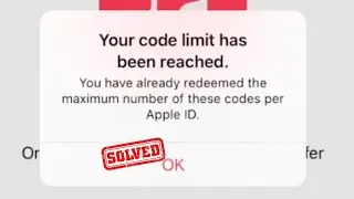 You Have Already Redeemed The Maximum Number Of These Codes Per Apple ID! Apple Music