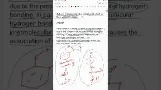 Out of o-nitrophenol and p-nitrophenol, which is more volatile? Explain