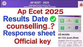 ap ecet 2025 counselling | ap ecet 2025 counselling dates | preliminary Key | response sheet