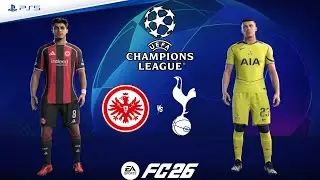 Eintracht Frankfurt v Tottenham | UEFA Champions League 25/26 | Match Simulation | FC 26 – PS5™ [4K]