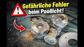 Poolscheinwerfer defekt ? und der Pool hat ein Leck ?
