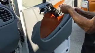 06 Sprinter Van Front Door Panel - How To Remove & Install