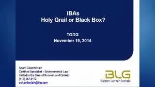 TGDG Present: Impact benefit agreements (Talk 4 of 7)
