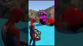 Epic Spider-Man Ragdoll Fails in GTA 5! 😆 #FunnyMoments #SpiderMan #GTA5