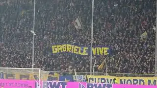 Parma - Lazio, Curva Nord Lazio pays tribute to Matteo Bagnaresi 