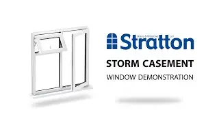 uPVC Storm Casement Window Demonstration | Stratton Glass & Windows