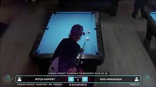 MITCH DUPONT vs ROD ARRIAGADA - HIDDEN POCKET - TABLE 9 | EvoSports