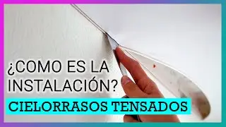 Cielorraso Tensado ⏩ TODO el SISTEMA ✅ Como es la INSTALACI&Oacute;N? ✅ Es RESISTENTE el TECHO TENSADO?