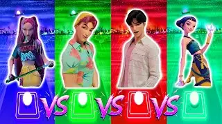 KPop Demon Hunters _ The saja Boys first meeting - TILES HOP
