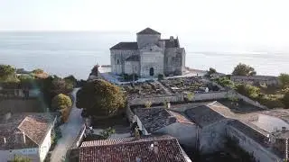Talmont sur Gironde et Meschers vus du Ciel
