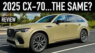 Обзор Mazda CX-70 Turbo S Premium Plus 2025 года. CX-90 с новым обликом