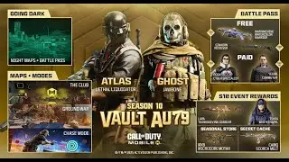 Call of Duty: Mobile | Season 10: VAULT AU79 (2025) - Battle Pass Update & All Rewards