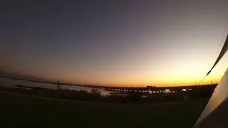 Sunrise Timelapse, Sailwinds Park, Cambridge, Maryland, Choptank River, Malkus Bridge