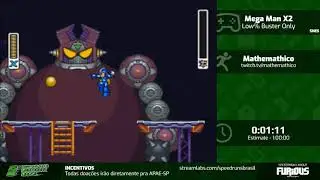 Mega Man X2 (Low% Buster Only) por Mathemathico - 5&ordf; Maratona Online Speedruns Brasil