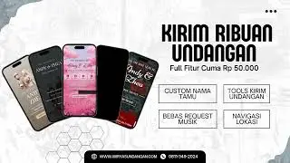 Website Undangan Bisa kirim undangan tanpa batas dengan custom nama tamu  Unlimited