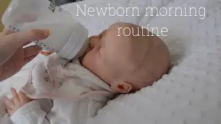 calming newborn reborn morning routine