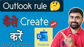 How to Create Outlook Rule to Forward Email | Moved email from inbox to specific folder
